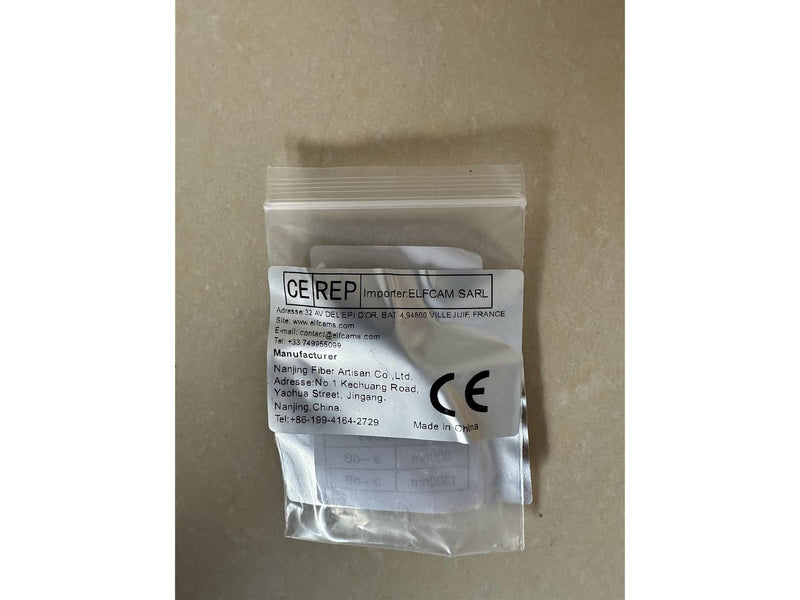 [AUSTRALIA] - Elfcam® - Fiber Optic Adapter Coupler SCA Female to SCA Female Singlemode Simplex, 1 Pack SCA Female - SCA Famale 