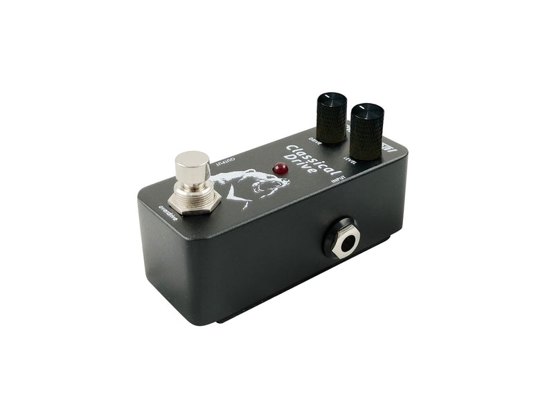 Part of the MINI pedal series Classical Drive MINI Pedal - Vintage Overdrive, True Bypass, Analog Circuitry, Drive & Level Controls, Compact Design. Designed/Made in Taiwan