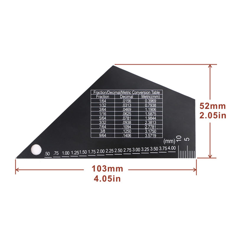Guitar String Action Gauge String Height Ruler Guitar Fret Rocker Fret Leveling Guide High Precise Guitar Luthier Tool
