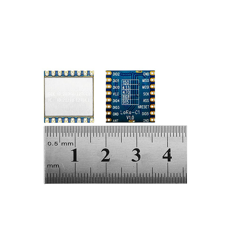 LoRa Ultra Long Range Transceiver, Compatible with RFM95W Wireless Transceiver Module 915MHz SPI Port SX1276 LoRa Module LoRa1276-C1 (5 PCS) 5 PCS