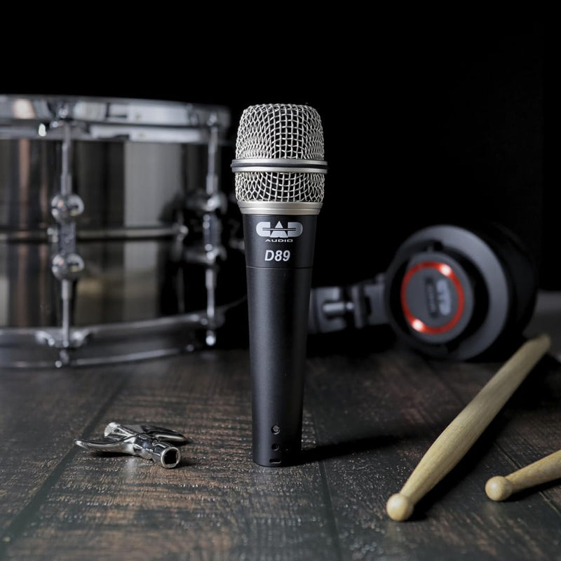 CAD Audio CADLive D89 Premium Supercardioid Dynamic Instrument Microphone