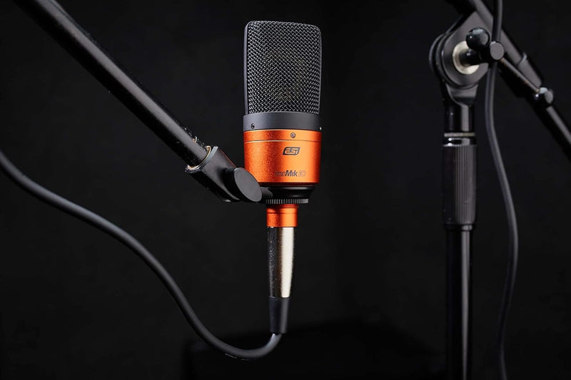 [AUSTRALIA] - ESI cosMik 10 Studio Condenser Mic: Cardioid, Low Noise, Ideal for Vocals, Instruments, Streaming, with Stand & Cable cosMik 10 XLR Microphone 