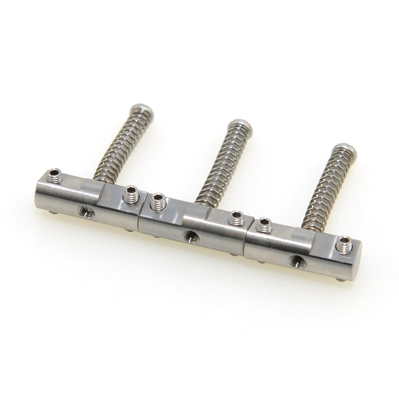 Titanium Alloy Compensated Bridge Saddles 10.8mm Barrel In-Tune Compatible with Fender Telecaster Vintage-Style Tele Bridge Saddle TL Electric Guitar Replacement Part