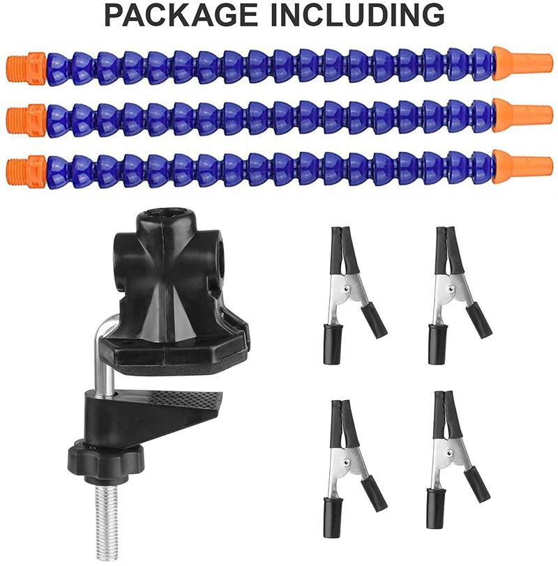 Flexible Helping Hands Soldering, Third Hand Soldering Station, Simple Design for Easy Operation (Three Flexible Arms, 5cm Adjustable Clamp Clip)
