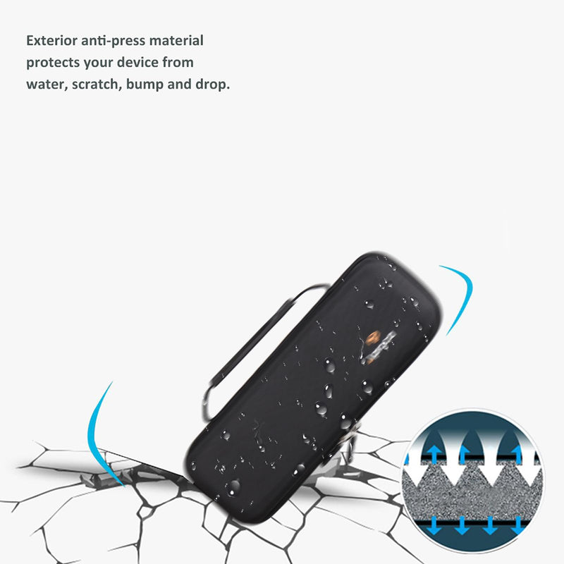Aproca Black Hard Storage Protective Case, for Aixiqee/HPRT MT810 Portable Printers and Accessories