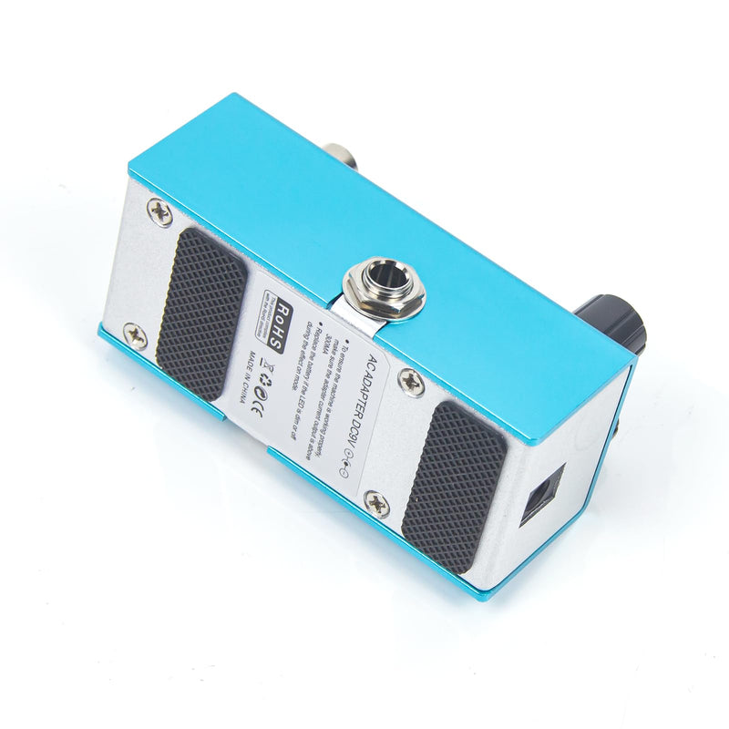 Crunch Distortion Guitar Pedal - High-Gain Tone, True Bypass, Noise Reduction, Aluminum Body, DC 9V for Electric Guitar