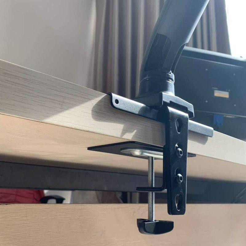 Steel Monitor Mount Reinforcement Plate Fits Most Monitor Desk Mount | For Fragile Tabletop Protection(Black, 2 pack) Black Square-2