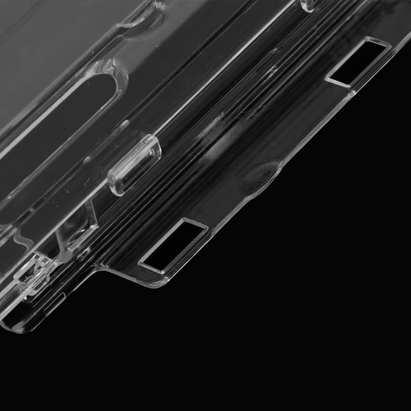 Protective Shell, for PSP 2000 3000 Game Console, Transparent Crystal Protective Cover Shell Skin, Full Housing Case with Movie Bracket, Shock/Scratch Resistant