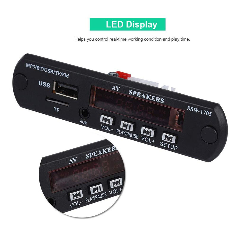 [AUSTRALIA] - MP5 Player 1280 * 720 HD MP5 Player Stereo Bluetooth Audio Player with Remote Control Support FM AUX Input 