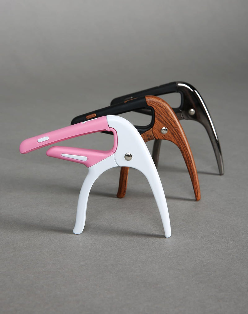 [AUSTRALIA] - Capos for Acoustic Guitars, Electric Guitars and Ukulele, Superior Zinc Alloy and Silicone Made Black 