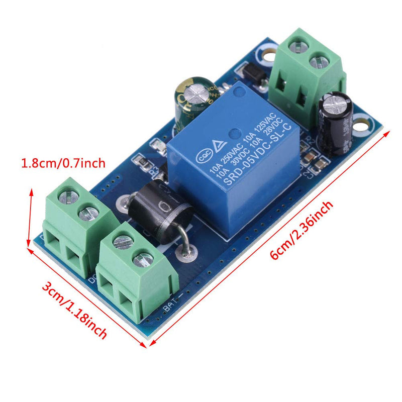 DC Backup Battery Switching Module, 5V~48V 10A Power Supply/Battery Automatic Switching Module Emergency Control