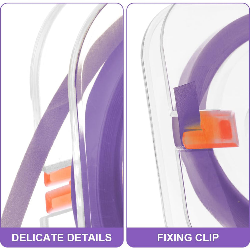[AUSTRALIA] - OFFCUP Tooth Sandpaper, Dental Sanding Strips Ultra-Fine 50μm Grit Size Interdental Sanding Tools, Dental Polishing Strips Portable Tooth Sandpaper for Polishing Teeth (6 m x 4 mm, Purple) 50μm Purple 
