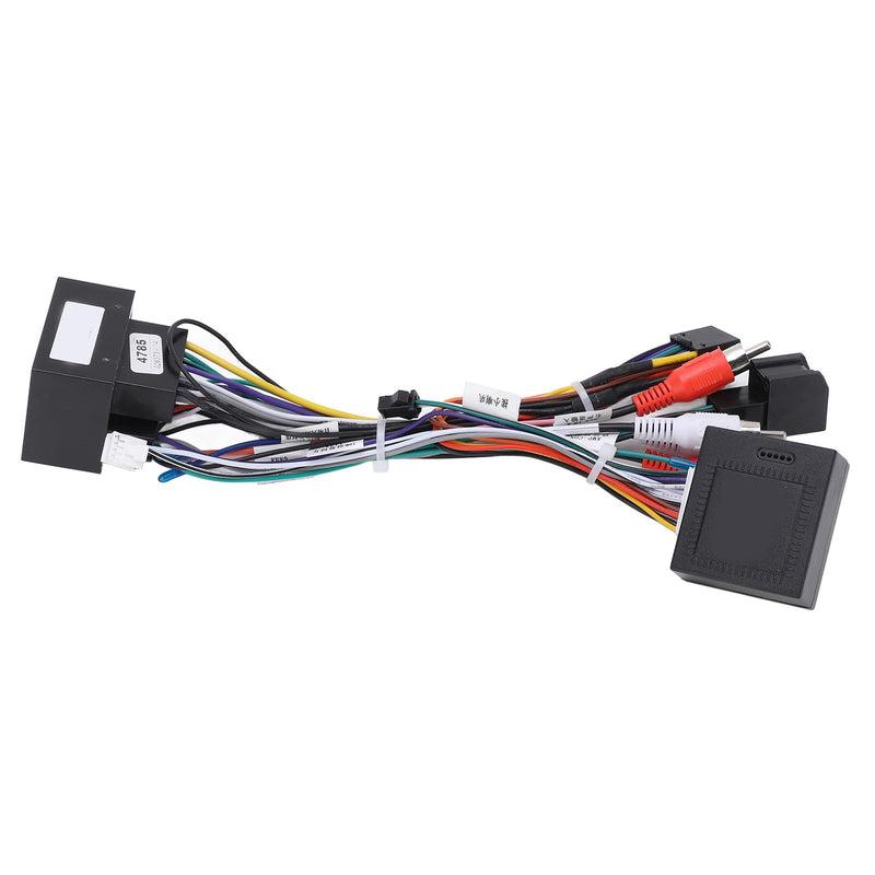 Stereo Wiring Harness Adaptor 16Pin Connector for Cruze Malibu Plug and Play Radio CAN Bus Box Cable, Nondestructive Installation for Car Audio System Upgrade, Suitable
