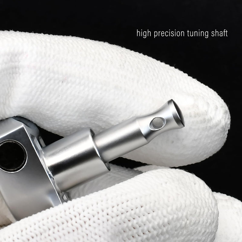 [AUSTRALIA] - FXJXB 21:1 Guitar Tuning Pegs 3x3 Standard Guitar Tuners Tuning Keys Replacement for Acoustic or Electric Guitars - Matte Chrome(3L+3R) 3L+3R MatteChrome 
