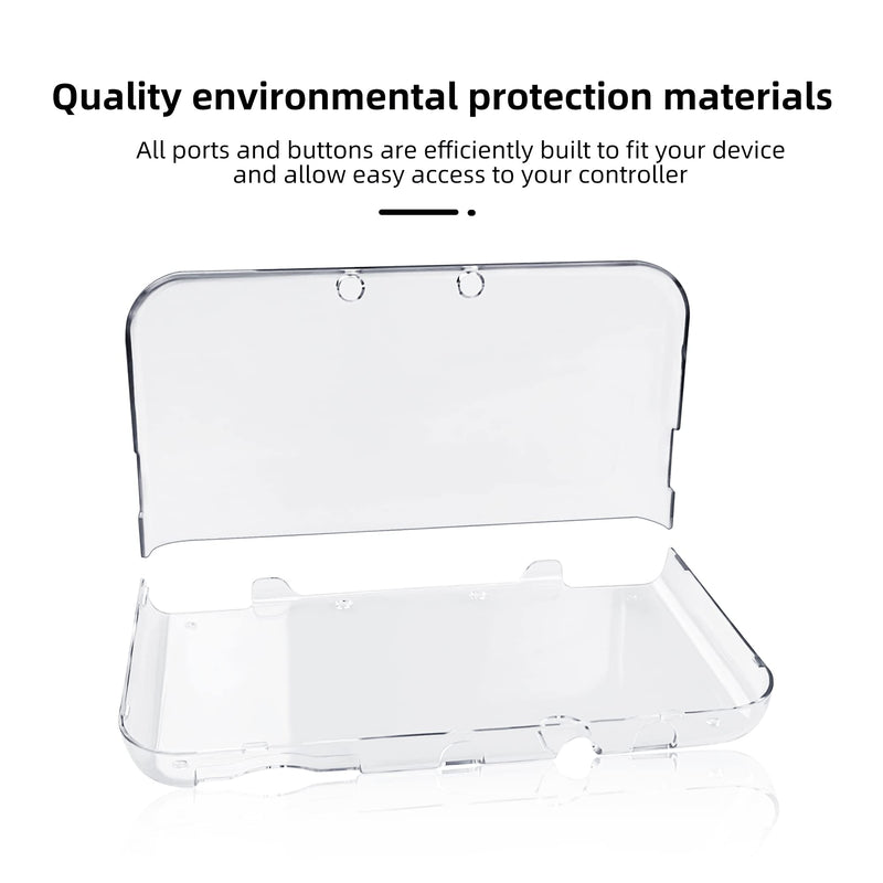 New 3DS XL Protective Shell, Ultra Clear Crystal Transparent Hard Case for Nintendo New 3DS XL