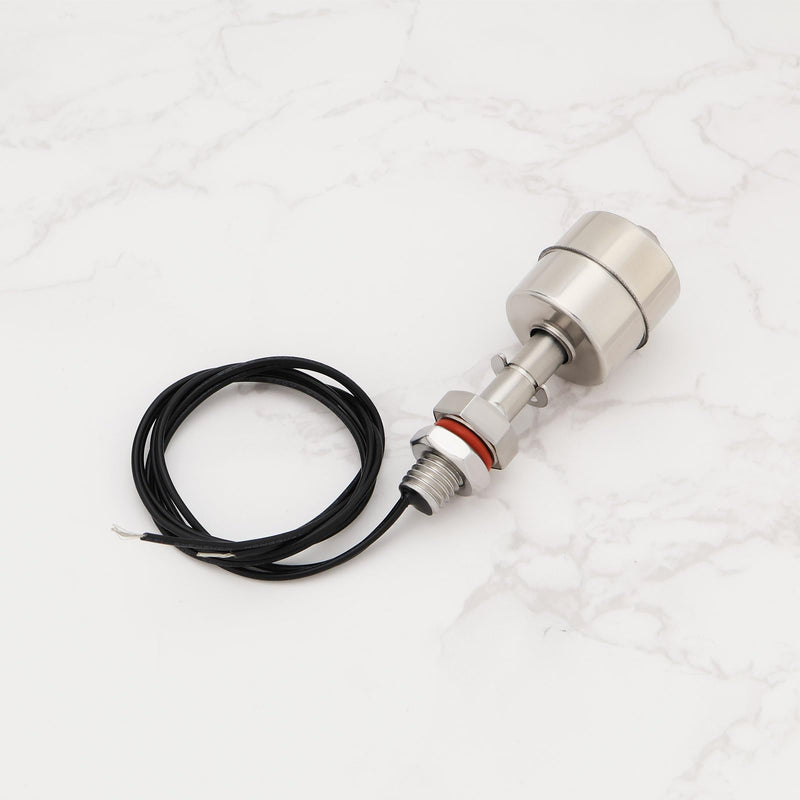 [AUSTRALIA] - eMagTech 1 Piece Float Switch for Water Flow Stainless Steel 304 Liquid Sensor Suitable for Water Tank Household Water Tower Drainage Pool Industrial Water Tower (60 mm 110 V) 