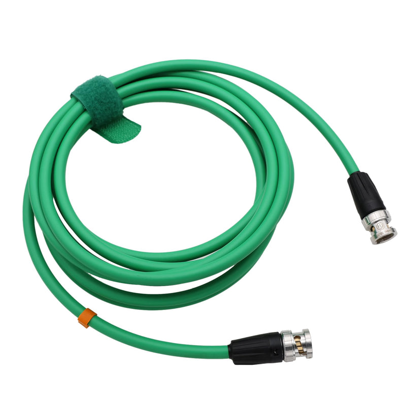 [AUSTRALIA] - Full-Size BNC 12G 4K SDI Video Coaxial Cable for Rolan Recorder SDI Converter Canare LV-61S 75 ohm Flexible Shielded 1m Green 1 m 