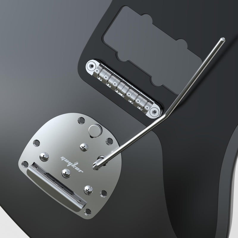 Guyker Guitar Tremolo Tailpiece Bridge Compatiable with JM JA Guitar Vibrato and Whammy Assembly Replacement for Jazz Electric Guitar, JM001