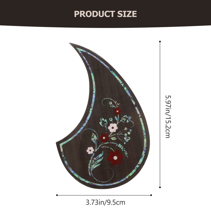 [AUSTRALIA] - Guitar Pick Acoustic Guitar Pickguard Comma Shape 1Pc Guitar Pickguard Sticker Convenient Sticker Guitar ( Assorted Color ) Teardrop Shape Pickguard Comma Shape Pick Guard 