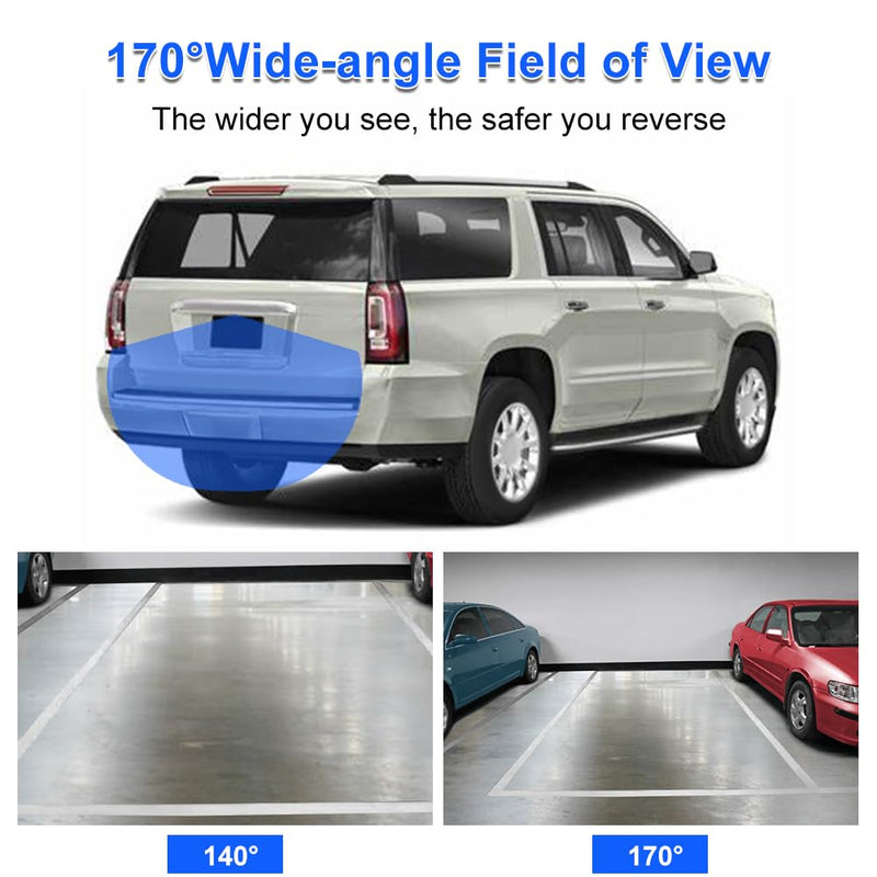 Backup Camera Replacement for 2015-2020 Cadillac Escalade Chevy GMC Tahoe | Suburban Yukon XL Reverse Rear Park Assist Camera Replacement for 23378804 23404613 23432248