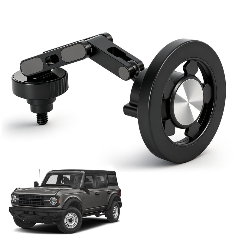 Magnetic Phone Mount for Ford Bronco 2021–2025 (2 & 4 Door), Dash Phone Holder Compatible with MagSafe iPhone 12–17 Series, 360° Adjustable, Easy Installation