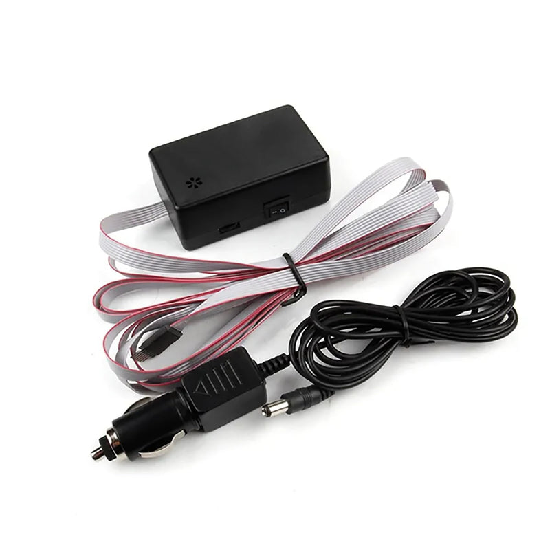 keeda Sound Music Activate Sensor Car Auto Sticker LED Light Equalizer Glow LED Light Audio Voice Rhythm Lamp (Firework, 90x25 cm) Firework