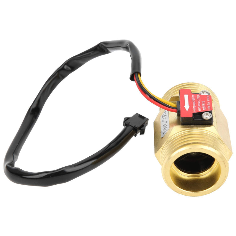 YFB10 Hall Flow Meter Switch G1in Water Flow Sensor Turbine Meter DC24V for Water Heater