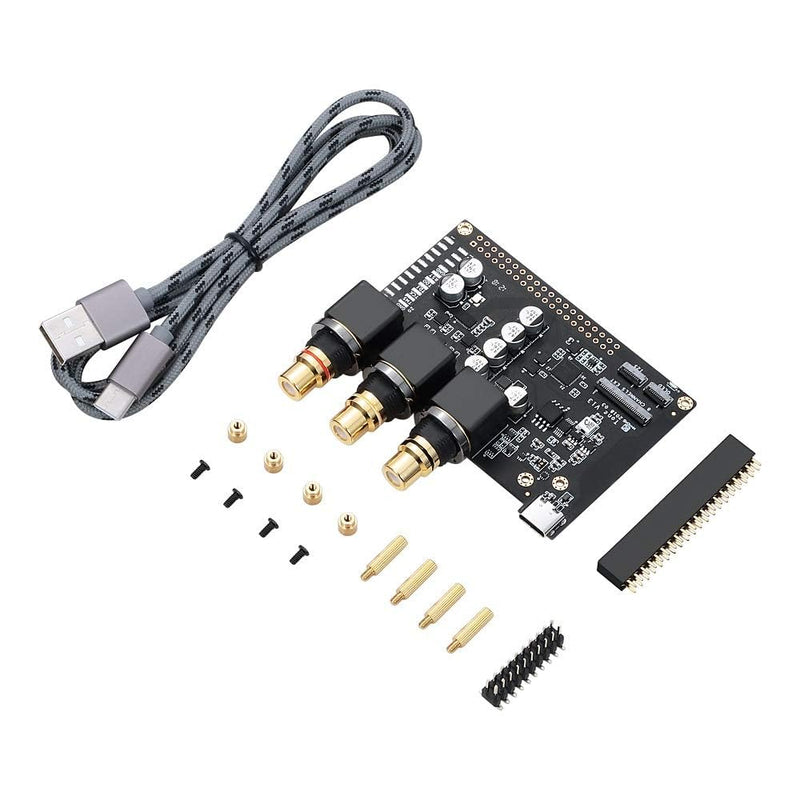 Khadas Tone Board High Resolution Audio Board VIMs, Compatible(Generic Edition) for Desktop PCs/Laptop PCs/Edge, Raspberry PIS and Other SBCs/All Other Devices via Included USB-C to USB-A 2.0 Cable Generic Edition