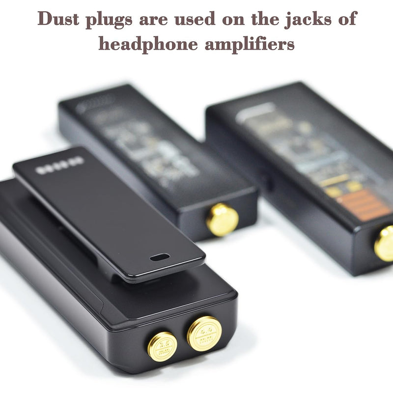 [AUSTRALIA] - 4.4mm 3.5mm Audio Jack Dust Plugs, Dual Silicone Ring Sealing Design, Compatible with MP3 MP4 Players Featuring 3.5mm/4.4mm Ports, DAC Amplifier, Power Amplifier, and Adapter (3.5mm+4.4mm Dust Plugs) 3.5mm+4.4mm Dust Plug 