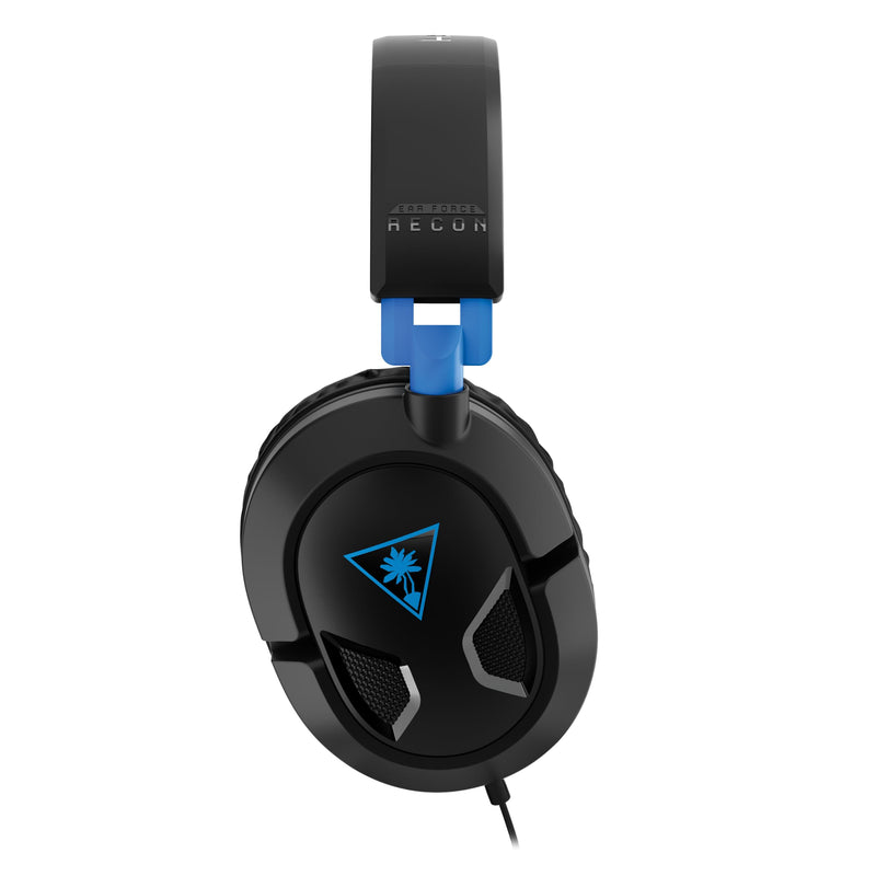 Turtle Beach Recon 50 PlayStation Gaming Headset - PS5, PS4, Xbox Series X, Xbox Series S, Xbox One, Mobile & PC with 3.5mm - Removable Mic, 40mm Speakers Black / Blue