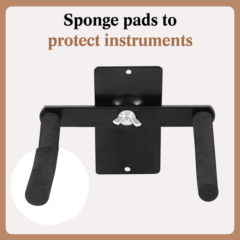 EASTROCK Trumpet Stand,Wall Mount Trumpet,Holder Wall Mounted Instrument 2Pcs Medium