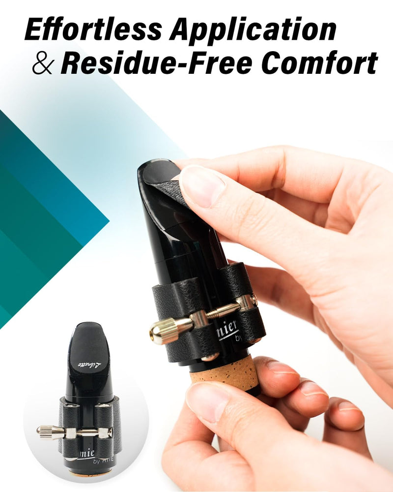 Libretto Mouthpiece Pad & Thumb Rest Cushion for Clarinet, Oboe. Giftable Woodwinds Accessory Kit: 32pcs Mouthpiece Patch, 10pcs Thumb protectors. Expertly Prepared for Your Clarinet Experience! Mouthpiece pad+Thumb Rest Cushion