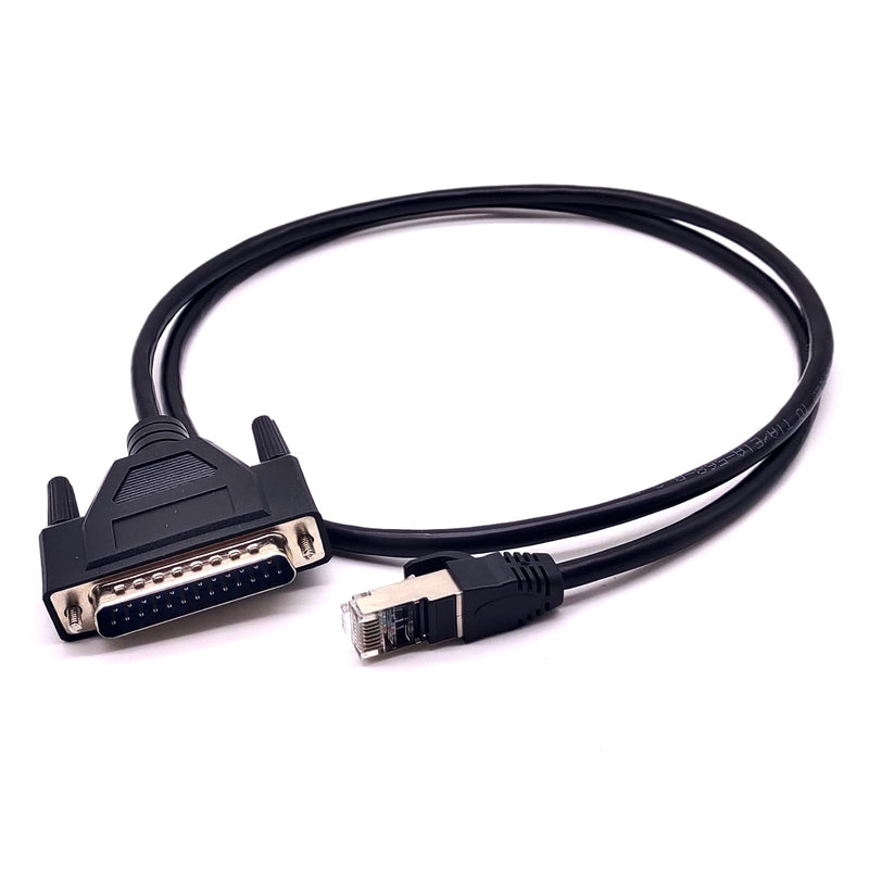 [AUSTRALIA] - DB25 Male to RJ45 Male Ethernet Modem Console Cable 1Meter 