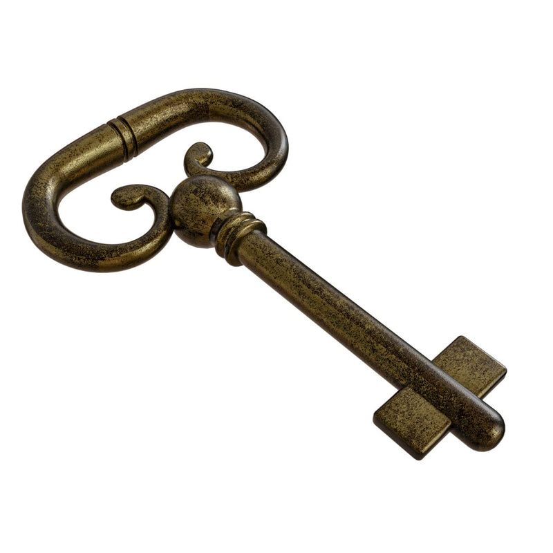 KY-8B (D-1902) for Roll Top Desk Lock Key (Antique Brass) Antique Brass