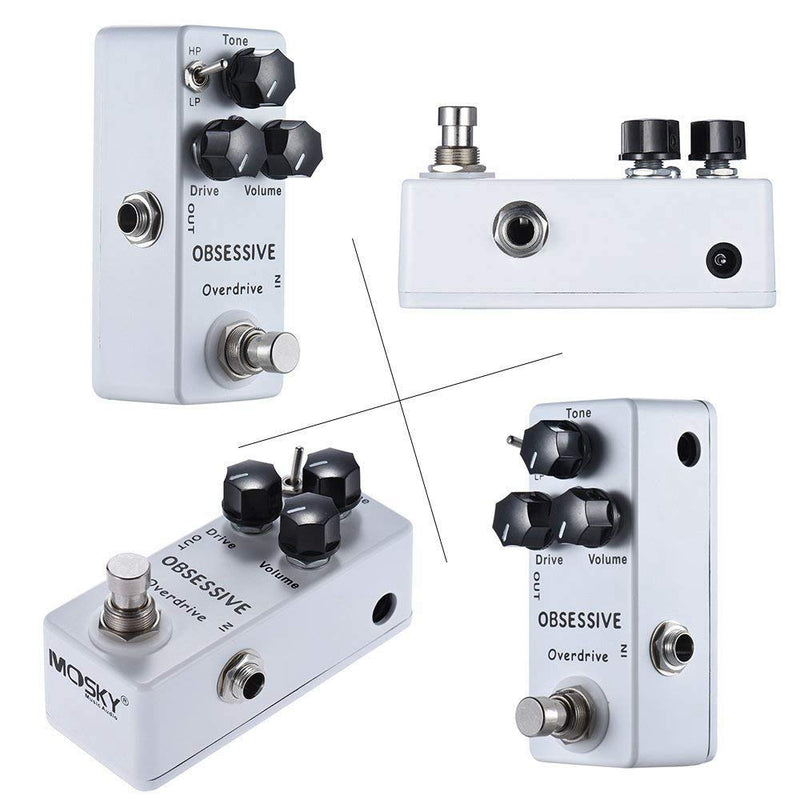 [AUSTRALIA] - Moskyaudio Mini Obsessive Overdrive Effect Pedal with True Bypass Switch 