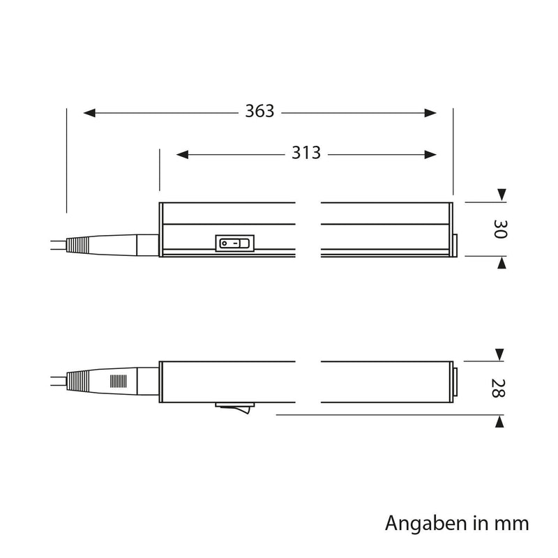 Parlat Rigel LED Under-Unit Light 31.3 cm, 380 lumens White / Warm White, Choose From Set.
