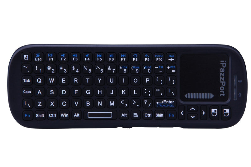 iPazzPort 2.4G Mini Wireless Keyboard with Touchpad Mouse Combo, Lightweight Portable Keyboard Controller, Compatible with Android TV Box/PC/Tablets/PS4/Raspberry Pi 3/HTPC KP-810-19S