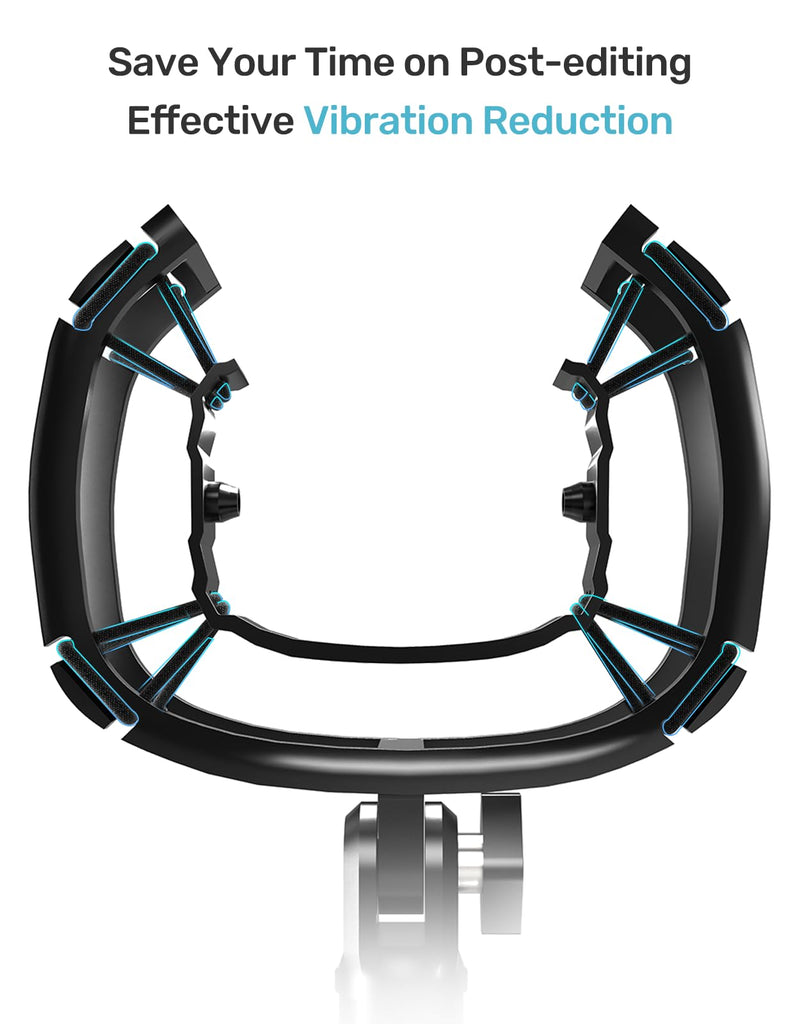 Custom Built for Blue Nano Microphone Shock Mount with Pop Filter, Anti-Vibration Suspension Elastic Shock Mount Holder Clip Mic Mount Stand with 3/8" or 1/4" Screw Adapter Compatible with Nano