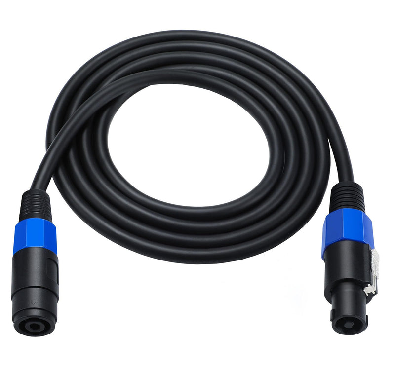 [AUSTRALIA] - 1.8M/6Feet 18AWG Speakon Male to Female Extension Cable with Twist Lock for DJ PA Stage Loudspeaker Amplifier Audio Jack Speaker Cable 1.8M/6Feet 