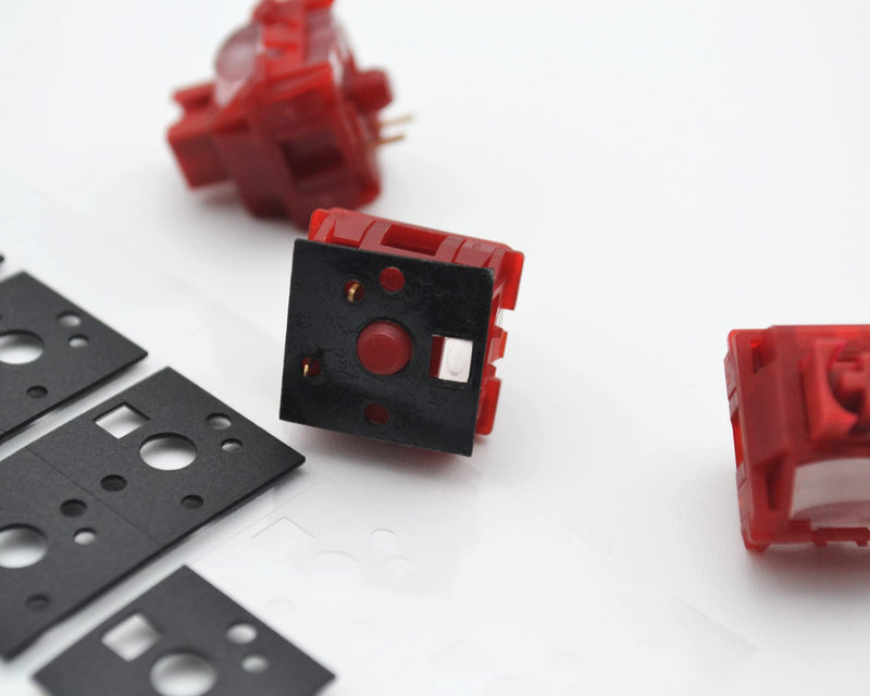 RUNJRX Keyboard Switch Pads Poron Foam for 61/64/87/100/104/108 Hot Swap Keyboard Poron 0.5mm