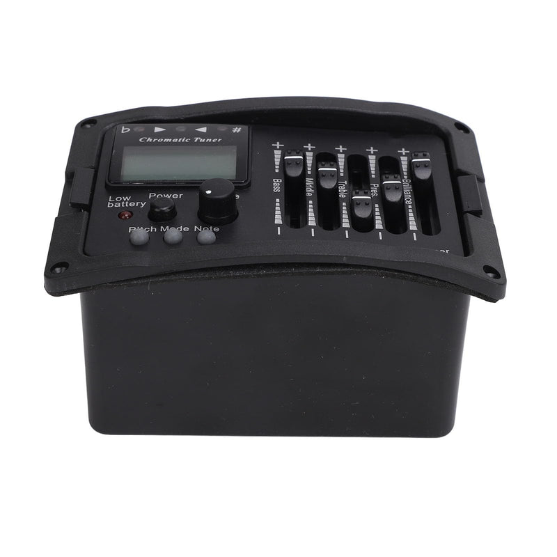 Acoustic Guitar Preamp Pickup 5 Band Guitar Preamp Equalizer with Tuner for Players Stage Performance