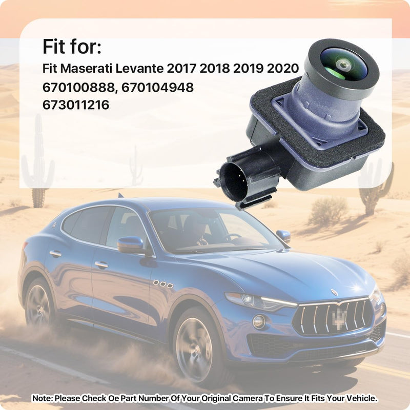670100888 Rear View Camera for Maserati Levante 2017 2018 2019 2020, OE Backup Camera Replaces 670104948, 673011216 by GreenYi