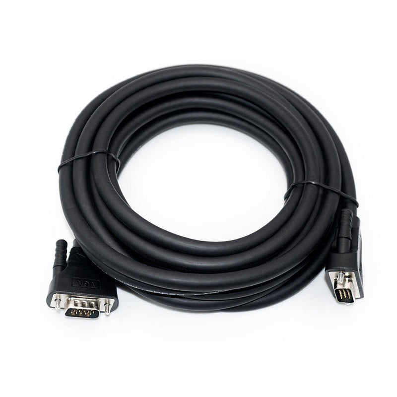 DTech VGA Male to Male Cable 10 Feet Long PC Computer Monitor Cord 1080p High Resolution (3 Meter, Black) 10ft