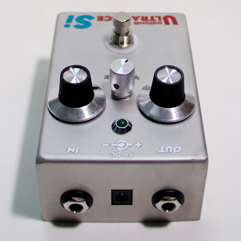 Hand-made Fuzz Pedal, classic fuzz distortion Guitar Pedal Legendary fuzz, True Bypass, DC 9V, Pedal for Electric Guitar Silver Gray