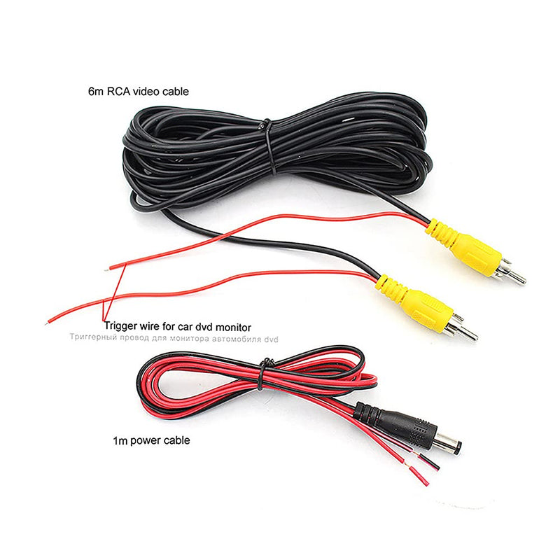 AHD/CVBS Car Rear View Camera's Fisheye Trunk Handle Camera with RCA Cable & Vehicle-Camera for for BMW 3 E90 E91 E92 E93 320i 335i 5 M5 E39 E60 E61 X5 E53 E70 X6 E71 & Backup Camera (CVBS) CVBS