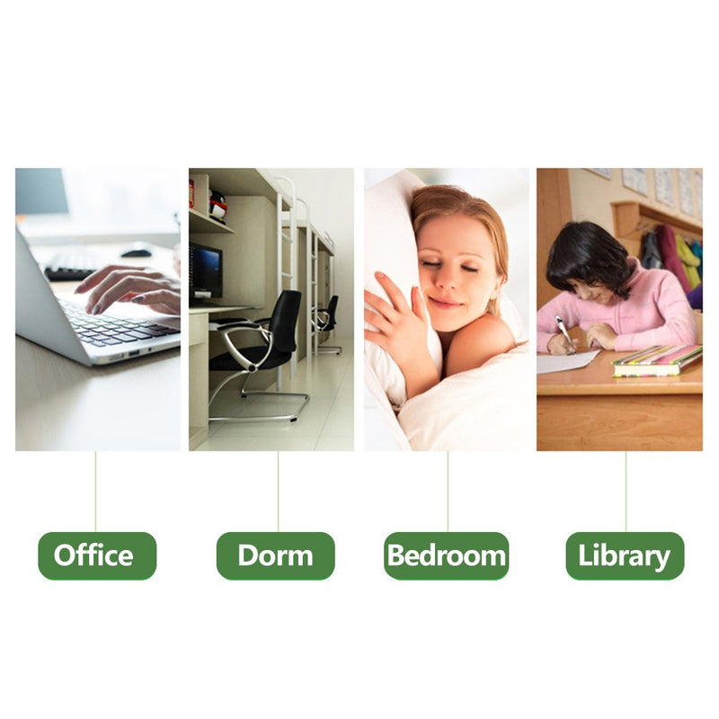 AceMining Rechargeable Battery Operated Fan with 3 speeds, Strong Wind, Long Battery Life, Quiet Operation, Small USB Desk Fan, Portable Battery Powered Fan, Cooling for Home, Office, Travel(White) White