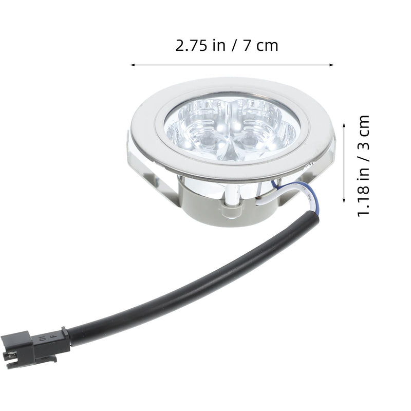 BUGUUYO Cooker Hood Light Fridge Lamp Cooker Hood Lamp LED Bulb Cooker Hood Cool Kitchen Light LED Rechargeable Light Bulb Kitchen Stove Lights Plastic Silver