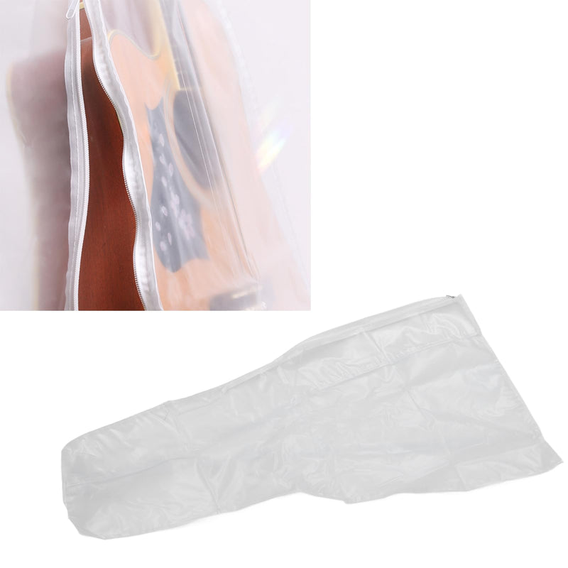Guitar Dust Cover, Water Transparent Guitar Shell Case Dust Cover Fits Acoustic Guitar, Electric Guitar and Bass Guitars, Matte Frosted PVC, Elegant