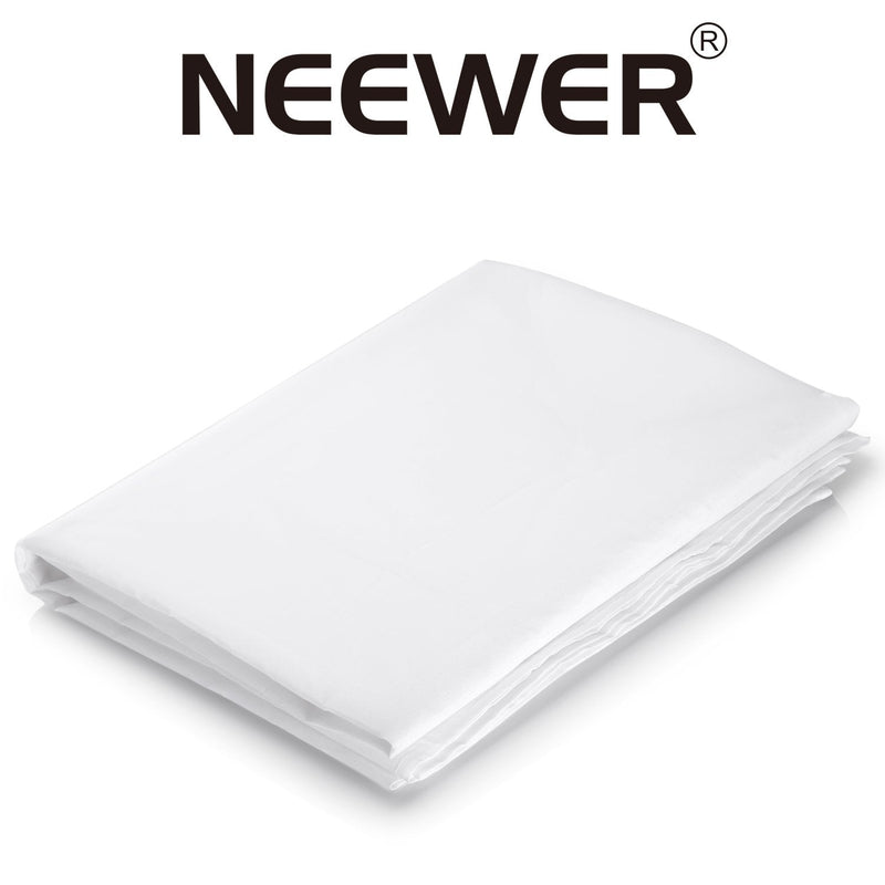 Neewer 20x5 feet/6x1.5 meters Polyester White Seamless Diffusion Fabric for Photography Softbox, Light Tent and DIY Lighting Modifier 1.5*6M