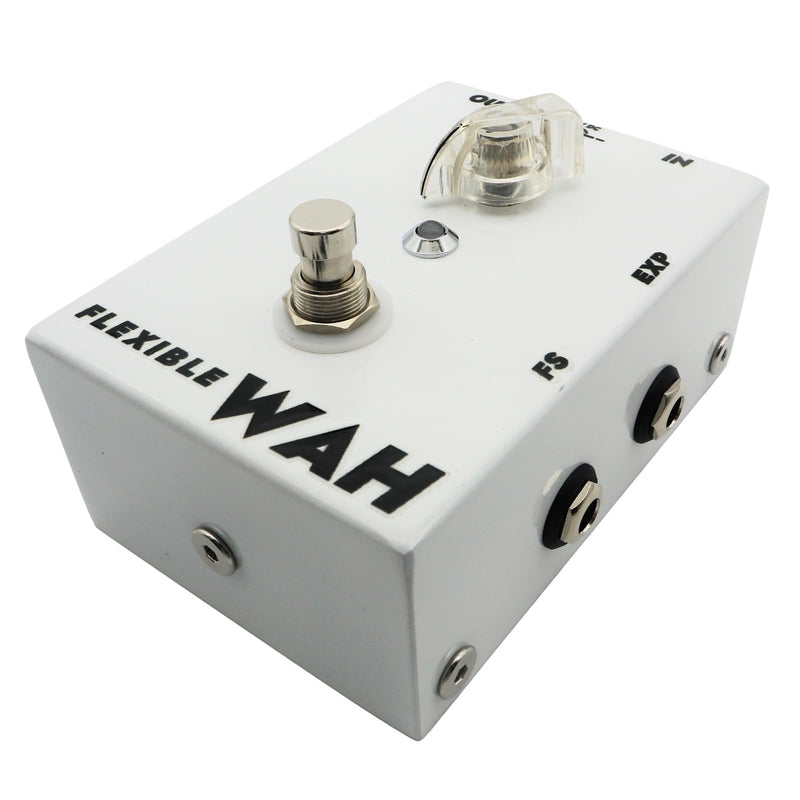 Hand-made Wah Pedal, multi-function wah pedal with EXP/FS Jack, True Bypass, DC 9V, Pedal for Electric Guitar White